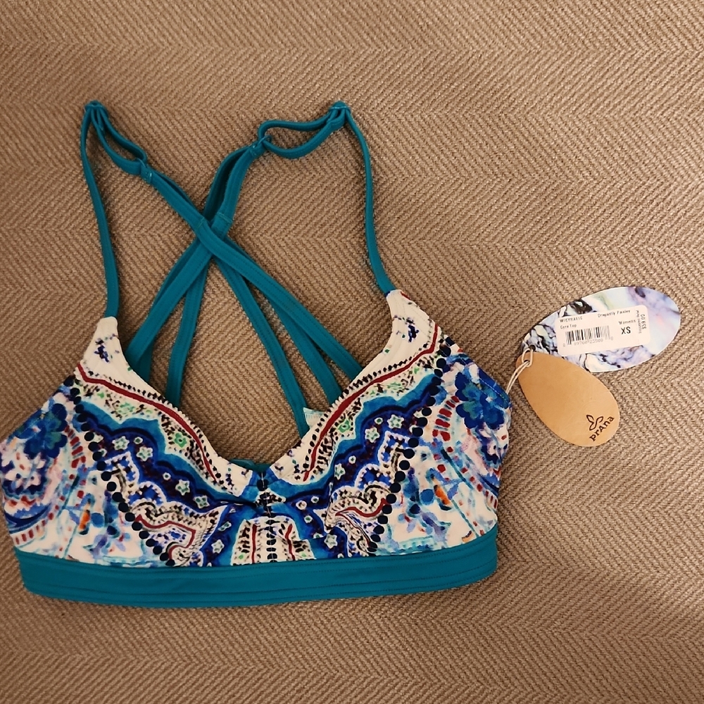 Prana Cyra Bikini Top Dragonfly Paisley